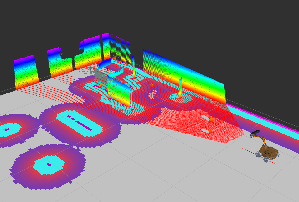 The downsampled point cloud